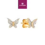 HABIB Diamond Earrings in 375/9K Gold 271401224(E)