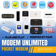 Promo [READY STOCK]Modem Pocket Router Retrofit4G/5G Wifi Modem Router Unlimited Data speed 4G/5G