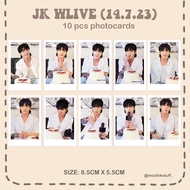 JUNGKOOK_BTS Wlive (14.7.23) FANMADE photocard