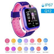 Q12 Kids Intelligent Watch IP67 Waterproof Touch-screen SOS Phone Call Device Location Tracker Anti-