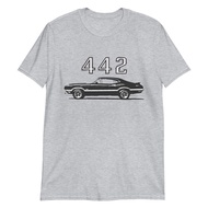 1970 Olds 442 Muscle Car Short-Sleeve Funny Fashion Casual T-Shirt