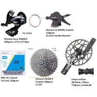 Lipat Folding Bike Groupset Upgrade, Basikal Lipat, 20 inch Shimano Altus, Sora. 8 or 9 Speed