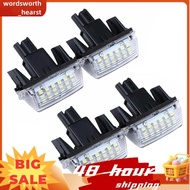 LED License Plate Number Light 4PCS Lamp Kit for E18 Vios EZ Noah Proace City