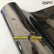 Skotlet Motor Hitam Chrome Stiker Skotlet motor