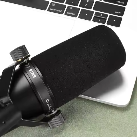 Microphone Cover For Shure SM7B / SM7dB Microphone Dust Cover Microphone Windscreen Foam Cover