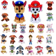 Cartoon PAW PATROL Plush Dogs PUP SKYE ZUMA Stuffed Toys Doll Ryder Marshall Rubble Chase Rocky Zuma Skye Soft Kids Toy