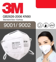 หน้ากากอนามัย 3M 9001 คาดหู (1 ชิ้น) N90 คุณภาพสูง ป้องกันฝุ่น ปิดปาก แมสปิดปาก หน้ากาก ผ้าปิดจมูก สินค้าพร้อมส่ง