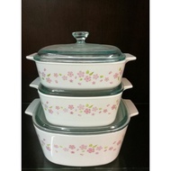 CORNINGWARE 6PCS PLUM, COUNTRY ROSE, SAKURA,PINK DAISY,PROVENCE GARDEN,IRIS MADE IN FRANCE