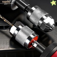 GORROS Drill Chuck Adapter, Self-Tightening 1/4 Inch Quick Change Chuck,  Hexagonal Handle 1.5-6.5mm