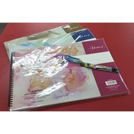 UNI WATERCOLOUR PAPER 300GSM A3-12'S