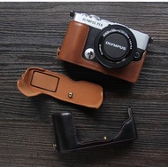 Olympus E-P7 Case PU Leather Camera Case Half Body Cover Base Luxury Camera case For Olympus EP7 E-P