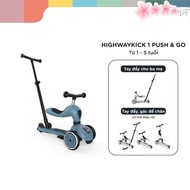 Scoot and Ride Highwaykick 1 Push and Go children's scooter - Integrated baby scooter with grip for 