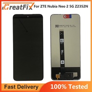 6.72 IPS LCD สำหรับ ZTE Nubia Neo 2 Neo2 5G เซ็นเซอร์ประกอบหน้าจอดิจิตอลจอแสดงผลหน้าจอสัมผัส Z2352N