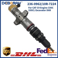 236-0962 10R-7224 Common Rail Diesel Fuel Injector For Caterpillar CAT C9 Engine D6R II TRACTOR