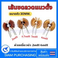 Stable Induction Coil At 2mH/4.7mH/5mH/6mH Body Size 30 mm. Wire 1.2mm./1.4 mm./1.5 Vertical Toroid 