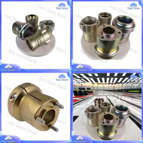 Custom magnesium alloy go-kart wheels with centering rings for racing go-karts for go kart parts for