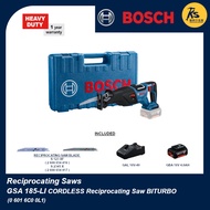 BOSCH 18V GSA 185-LI Cordless Reciprocating Saw BITURBO ( 0 601 6C0 0L1 )