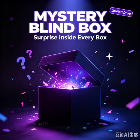 Super Lucky Mystery Blind Box Random Surprise Package, Unknown Surprise Treasure Random Delivery Gif