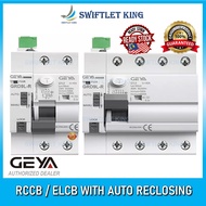 [Ready Stock in M'sia] GEYA Auto Recloser RCCB/ELCB Device (Single / Three Phase) Auto Reclosing