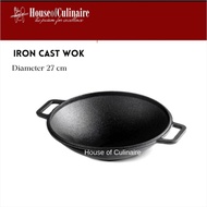 Wok Wok Wok Cast Iron 27cm by SKITCHEN Merauke Cast Iron Cast Iron