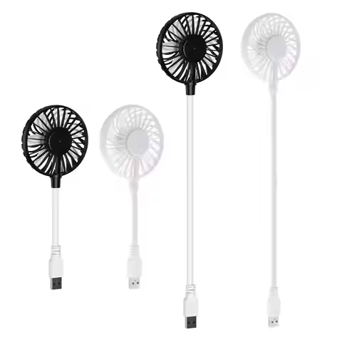 USB Fan 5V 1A Small Personal Fan Flexible Neck for Laptop or PC Multipurpose