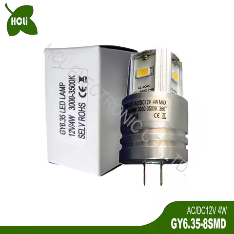 High Power 4W AC/DC12V GY6 GY6.35 G6.35 G6 G4 Led Bulb Interior LED Lighting Reading Lights Chandeli