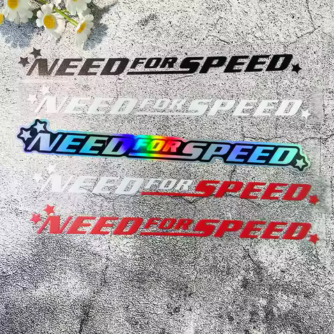 2PCS Need for Speed Motorcycle Helmet Stickers Waterproof for Motorbike Fuel Tank Front Fairing Scoo