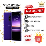 [READY STOCK] SONY XPERIA 1 | RAM 6GB + 128GB | SNAPDRAGON 855 | 6.5" INCH OLED | Used Condition 95% New 2SIM Dual Card Smartphone