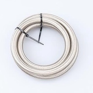 AC PERFORMANCE -6 AN Hose Fuel Line, Stainless Steel Braided CPE Rubber, Compatible with Fuel System