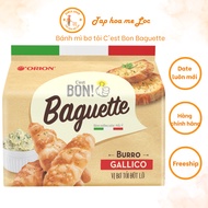 Bag of 5 packs of Bon Orion Grilled Baguette Italian Style Garlic Butter Flavor 180g (5 packs x 36g)