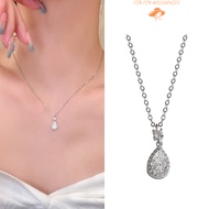 Women's Water Drop Necklace with High Quality CZ Stone - Sparkling Party Jewelry, Luxurious Beauty