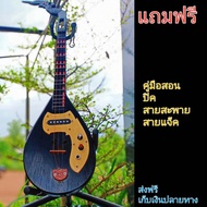 พิณโปร่งไฟฟ้า เล่น 2 ระบบ แถมฟรี สายแจ็ค ปิค