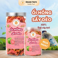 Organic Fruits Dried Pink Guava – Natural Dried Pink Guava, Soft, Delicious, Fruit Snack
