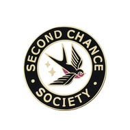 Second Chance Society Enamel Pin Swallow Logo Badge Clothing Backpack Accessories Unique Jewelry Gif