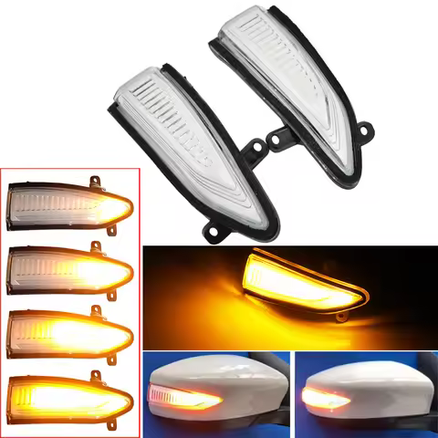 2X For Nissan Altima Teana L33 2013- 2018 Sylphy Sentra Pulsar Tiida Dynamic Turn Signal Blinker Mir