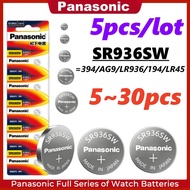 5-30PCS Panasonic SR936SW 394 watch battery AG9 LR936 194 LR45 for Tissot CK Quartz watch Silver oxi