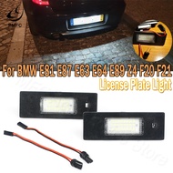 LED License Number Plate Lamp Car Light Luz No Error for BMW 1 Series E81 E87 E63 E64 M6 E85 E86 Z4 