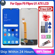 6.3'' Original With Frame For OPPO F9 A7X LCD Screen Touch Digitizer For OPPO F9 Pro CPH1823 CPH1881 CPH1825 LCD Screen