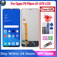 6.3'' Original With Frame For OPPO F9 A7X LCD Screen Touch Digitizer For OPPO F9 Pro CPH1823 CPH1881