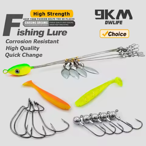 9KM Alabama Rig Set Umbrella Rigs Fishing Trolling Saltwater Fishing Tackle