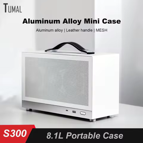 S300 8.1L MINI ITX PC Case Supports Up To 310mm Graphics Cards And SFX Power Supply Desktop Compact 