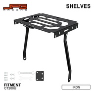 Motorcycles Accessories Rear Luggage Rack Shelf Goods Shelves Holder Bracket Suitcase Carrier For CT