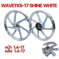 ล้อแม็ก ล้อแม็กมอเตอร์ไซค์ ล้อแม็กWAVE110i WAVE125R WAVE100 WAVEหลัง ล้อแม็กขอบ17 ALLOY WHEELS DEEROLL