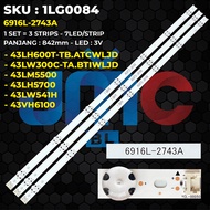 Backlight TV LG 43 Inch 43LW300C 43LW541H 43LM5500 43LH5700 43VH6100 43LH600T-TB.ATCWLJD 43LW300C-TA