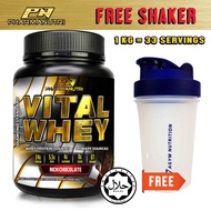Whey Protein Halal – Vital Whey 1kg/2.2lbs Whey Isolate With 24g Protein 33 Servings - Fast Muscle R