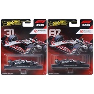 Hot Wheels Premium 1/64 F1 MoneyGram Haas 2025 Formula 1® Team Haas ( #31 / #87 )