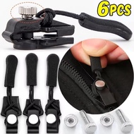 2/4/6Pcs 3 Different Sizes Zipper Repair Kit Universal Instant Replacement Zippers Sliding Teeth Res