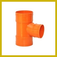 ۞ ☁ ✧ BIOPIPE PVC SANITARY TEE ORANGE | REDUCER 2 X 3" , 2 X 4" , 3 X 4"