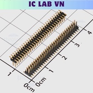 [3 Pieces]- Double Male Fence 1.27mm 60 Pins 2 Rows SMD Ic Lab VN