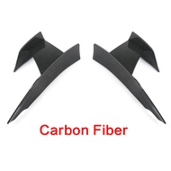 6pcs Carbon Fiber Or Bright Black Car Styling Accessories Front Bumper Side decoration For BMW F80 M